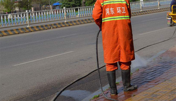 高压洗车机如果清洗路面 高压洗车机如果清洗路面