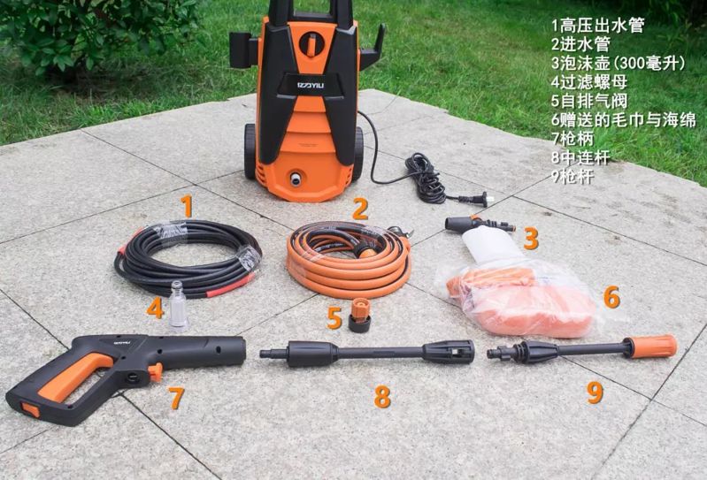 亿力高压洗车机YLQ4630C-120C组件展示 亿力高压洗车机YLQ4630C-120C组件展示